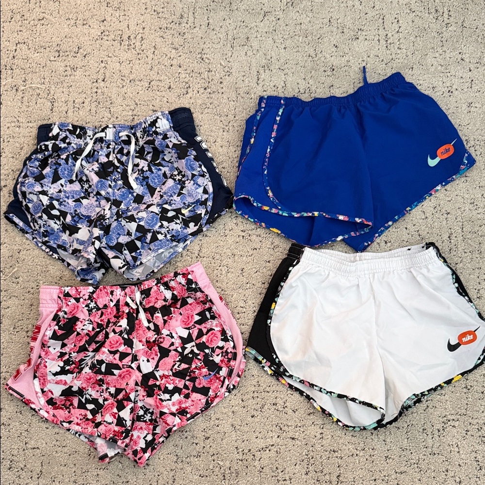 Nike, Adidas, Under Armour Girl’s Colorful Athletic Shorts Bundle